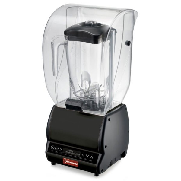 Mixer professionnel avec cloche, verre carré 2 Lit , variateur vitesse, programmable  (BARMIX/W-CP)