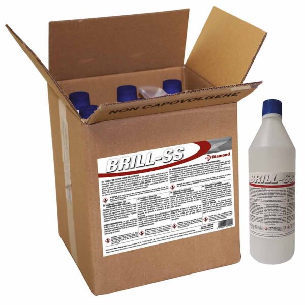 Produit de finition surface acier inox- 1 FL. x 1 KG  (BRILL-SS)