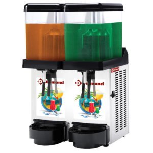 Distributeur de boissons réfrigérées, 2x 12 Lt.  (DD12/2B-R2)
