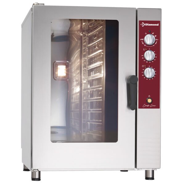 Four électrique vapeur et convection, 10x GN 1/1 (DFV-1011/P)
