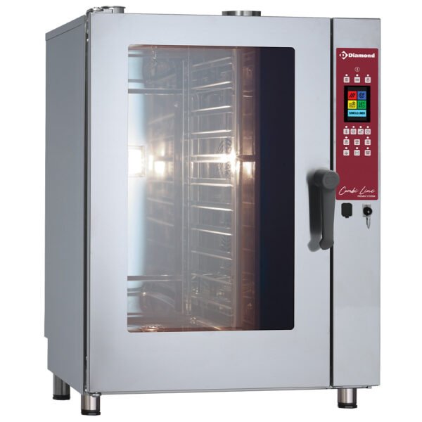 Four gaz TOUCH SCREEN vapeur et convection, 11x GN 1/1 - AUTO-CLEANING (DGV-1111/PTS)