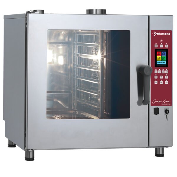 Four gaz TOUCH SCREEN vapeur et convection 7x GN 1/1 - AUTO-CLEANING (DGV-711/PTS)