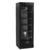 Vitrine ventilé T° positive, 380 Lit, noire  (DRINK-38SE/Z6)