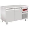 Table frigorifique ventilée, 2 portes GN 1/1, 260 Lit.  (DT131/P9)
