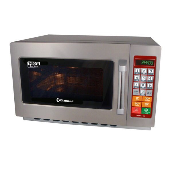 Four micro-ondes en inox (GN 2/3),1400 W. (34 Lt), digital (DW3414-DE)