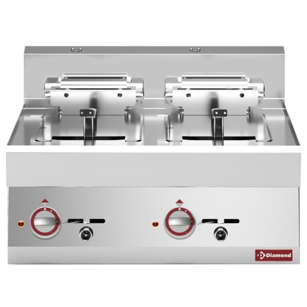 Friteuse électrique 2 cuves 10 litres -Top- (E65/F20-7T-N)