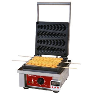 Gaufrier électrique "épi sur bâtonnet" 4 pcs.+ minuterie  (GE-4X/EN)