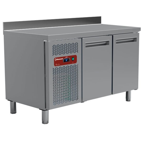 Table frigorifique, ventilé, 2 portes GN 1/1 260 Lit.  (MR2/R2-BA)