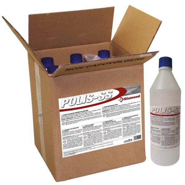 Produit polissage surface en acier inox 4 FL. x 1 KG  (POLIS-SS)