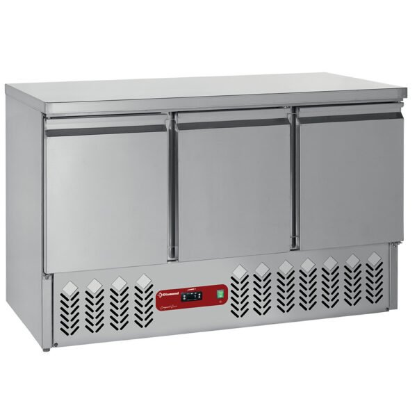 Table frigorifique compact, 3 portes GN 1/1, 380 Lit  (SA3/R6)
