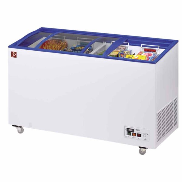 Conservateur pour surgelés, vitres coulissantes 392 litres  (SLID-14-R2)