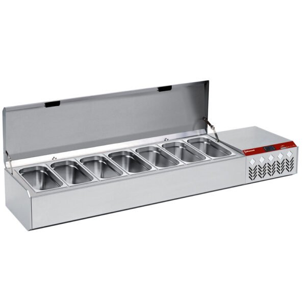 Structure réfrigérée GN 7x1/3, avec couvercle  (SY175G/CP9)