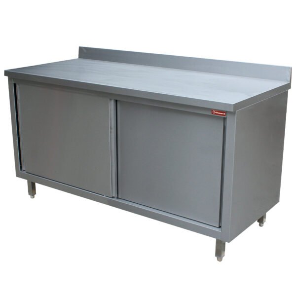 Table armoire neutre, portes coulissantes, murale  (TA147A/B)