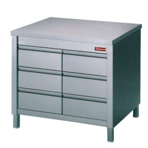 Table sur armoire avec 6 tiroirs GN1/1  (TACS107/B)