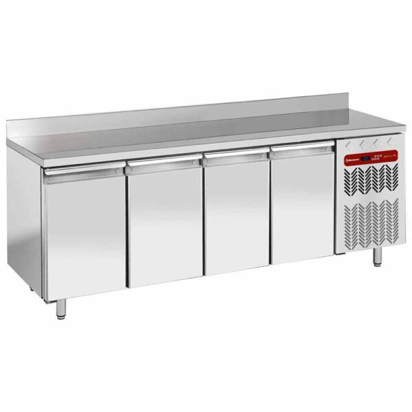 Table frigorifique "murale", ventilée, 4 portes GN 1/1, 550 litres  (TG4N/HA-R2)
