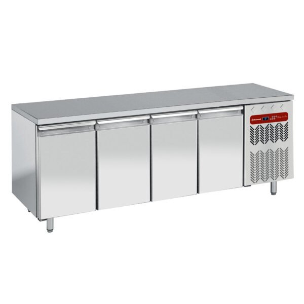 Table frigorifique, ventilée, 4 portes EN 600x400  (TP4N/H-R2)