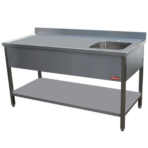 Table de chef 1 cuve droite 400X400XH275 (TV1471D-D)