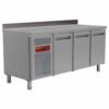 Table frigorifique, ventilé, 3 portes GN 1/1  405 Lit.   (MR3/R2-BA)