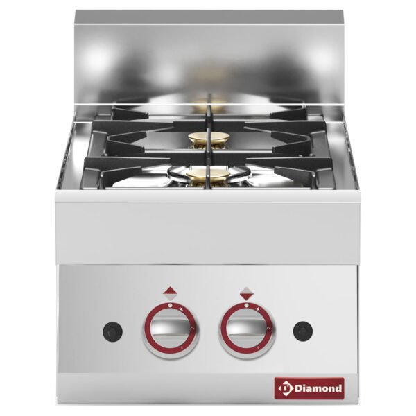 Cuisinière gaz 2 feux vifs -Top- (G65/2F4T-N)