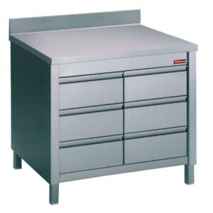 Table sur armoire avec 6 tiroirs GN1/1  (TACS107A/U)