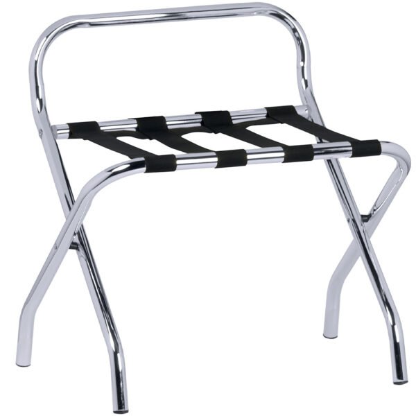 Tréteau pliant pour valise, chromé  (TPV/C)