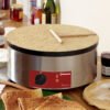 Crêpière haut rendement, électrique, Ø 400 mm "émaillée"  (BRET/1E-HR) – Image 2