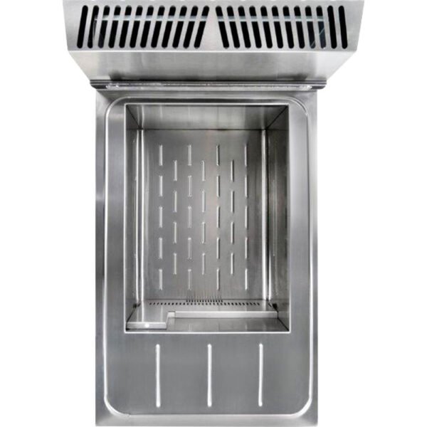 Friteuse gaz, 1 cuve 16 lit., sur meuble (FSM-16G/C) – Image 2