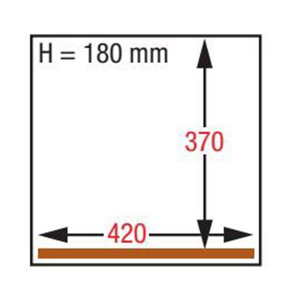 Machine sous-vide, chambre 420x370xh135 mm - 16 m3/h  (GA-104/S) – Image 2