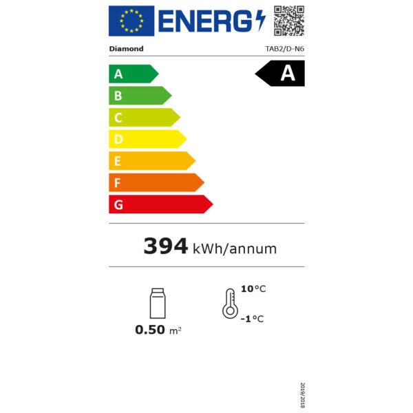 Refroidisseur de bouteilles ventilé, "Back Bar" 2 portes battantes  (TAB2/D-N6) – Image 3