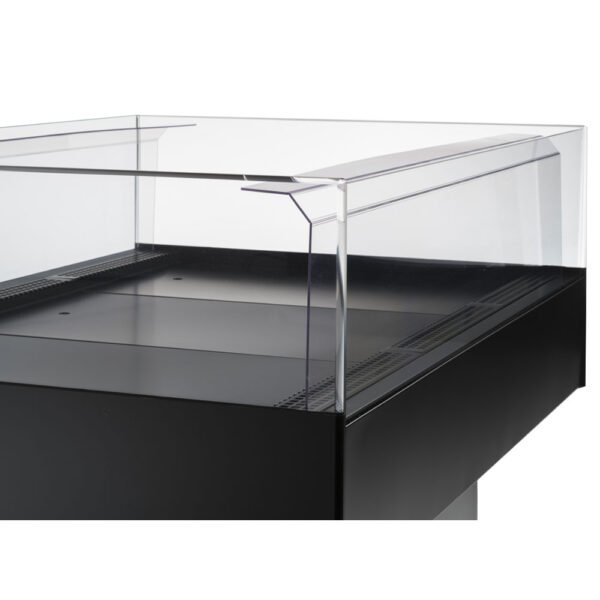 Vitrine self-service réfrigérée "panoramique" - NOIR  (BN150/V-B5/T2) – Image 3
