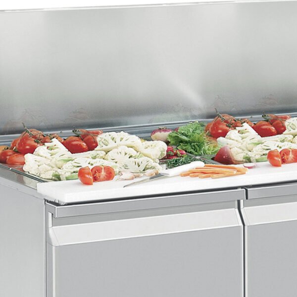 Table frigorifique, ventilé, 2 portes 245 Lit.  (BMIV15/R2) – Image 2