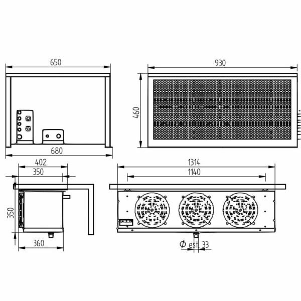 Groupe frigorifique "By-block" T° -5°+5°  (HP200T-6R) – Image 3