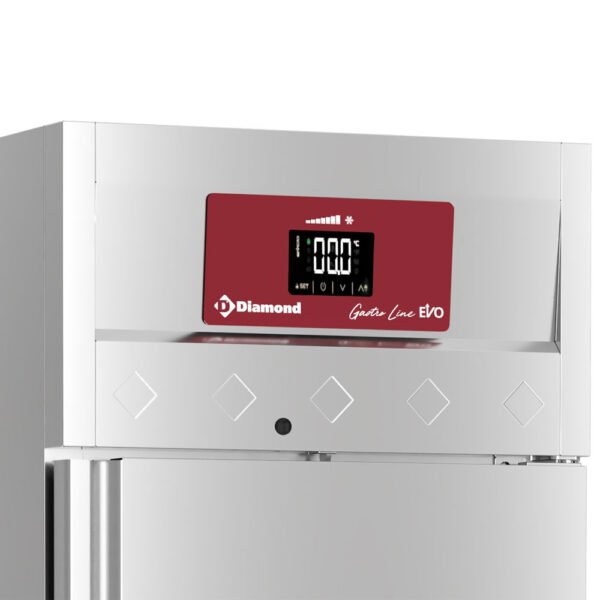 Armoire de congélation ventilée 700 Lit. 1 porte GN 2/1, sur roues  (IE70/R9) – Image 3