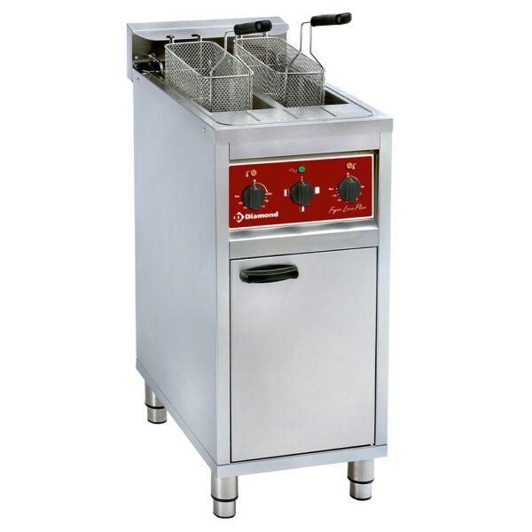 Friteuse électrique 2x 10 lit. sur meuble (FSM-2V6E/N)