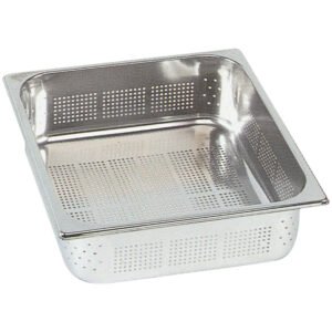 Bac inox fond perfore h65 mm (2/3P-65)