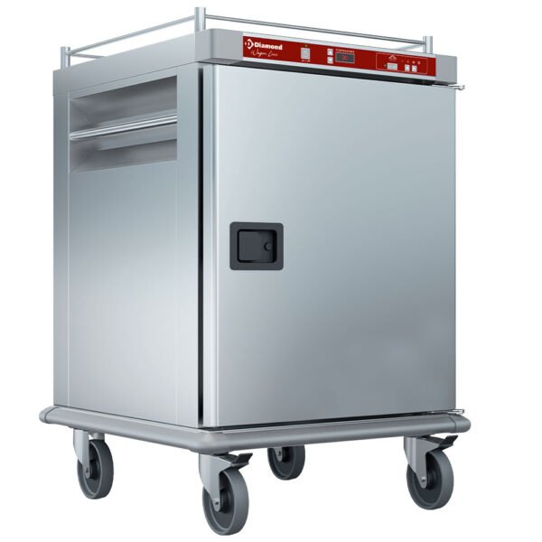 Chariot chauffant pour repas, 10 GN 2/1, humidification contrôlée (CTH10-EK)