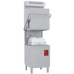 Lave-vaisselle capot, panier 500x500 mm + Condenseur-récupérateur de buées (D26/6B-RC)