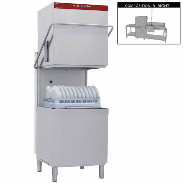 Lave-vaisselle à capot complet (DCR37/6-AC/B-D)