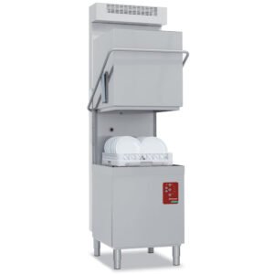 Lave-vaisselle capot, panier 500x500 mm "Full Hygiene", avec adoucisseur continu + Condenseur-récupérateur de buées (DCS9/6-AC-RC)