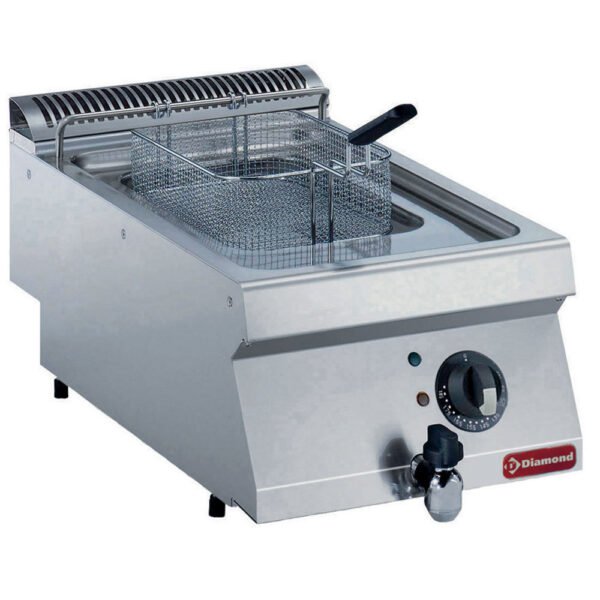 Friteuse électrique, cuve en "Y" 7 litres, éléments extérieurs -TOP- (E17/F74T-N)