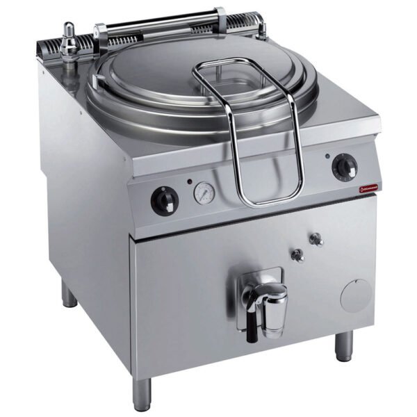 Marmite électrique 150 litres, chauffage indirect, sur meuble (E22/M150I8-N)