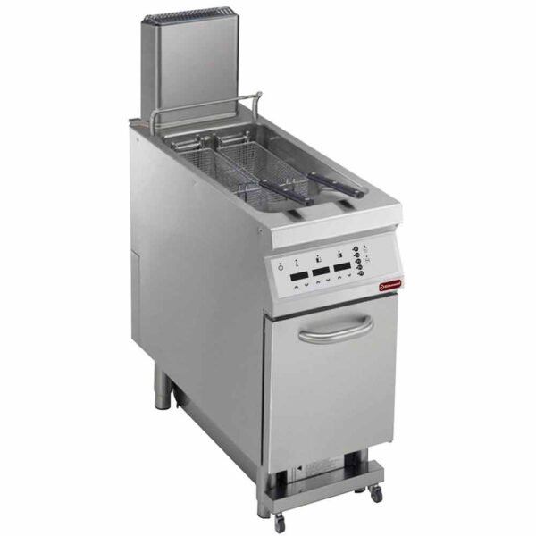 Friteuse électrique 1 cuve en "Y" 23 litres, sur meuble, "DIGIT" (E22/F23CEHA4-S)