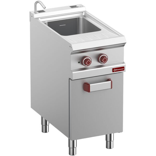 Cuiseur à pâtes électrique 1 cuve 26 Lt (s/paniers), sur armoire (E7/CPA4-N)