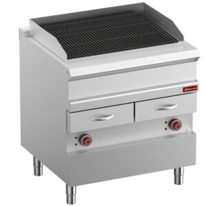 Grill Vapeur électrique, grille en fonte "double face", module 1/1 (E7/GVQA8-N)
