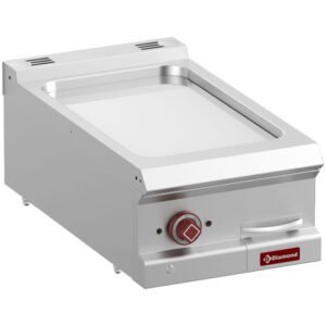 Plaque de cuisson électrique, lisse au chrome dur, module 1/2 -Top- (E7/PLCD4T-N)