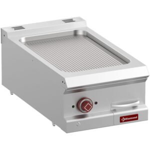 Plaque de cuisson électrique rainurée, module 1/2 -Top- (E7/PR4T-N)