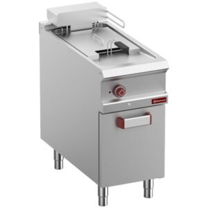 Friteuse électrique 1 cuve 18 lit. sur meuble fermé (E9/F18A4-N)