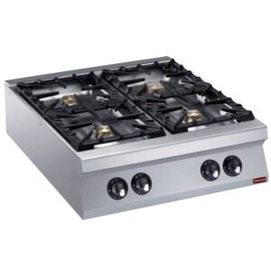 Cuisinière 4 feux vifs gaz -TOP- (G22/4B8T-N)
