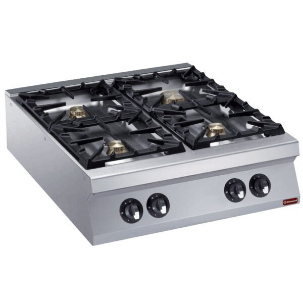 Cuisinière 4 feux vifs gaz -TOP- (G22/4B8T-N)