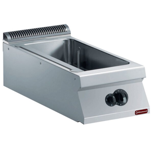 Bain-marie gaz, 4 GN 1/3 h150 mm -TOP- (G22/BM4T-N)